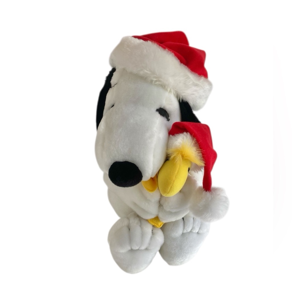 Peanuts Christmas Snoopy and Woodstock 18" Stuffed Plush Applause